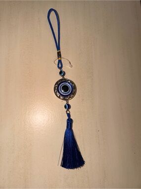 Evil eye car hanger charm-glass eye NWOT